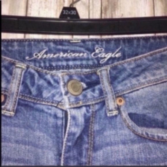 American Eagle Distressed Flare Jeans - Picture 6 of 6